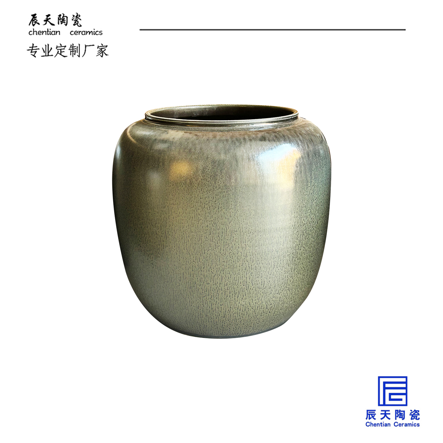 <b>客户定制 景德镇户外大型陶瓷水缸</b>